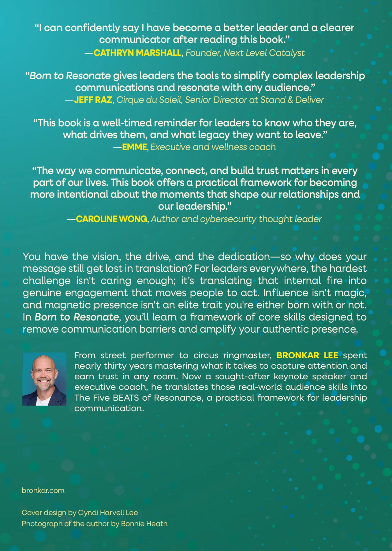 Born to Resonate official back cover